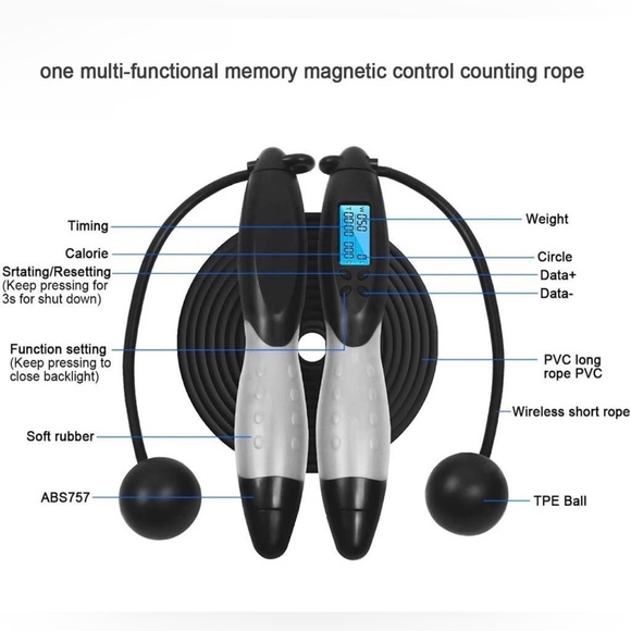 Digital Counting Jump Rope - Picture 3 of 7